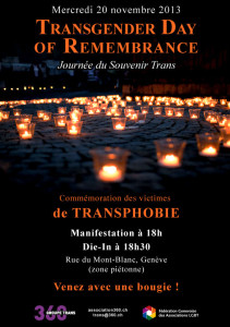 Transgender Day of Remembrance - Flyer