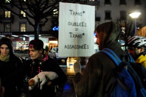 Manif' TDOR 2015 : Transgender Day of Remembrance /Journée du souvenir trans* - photos: Irina Popa