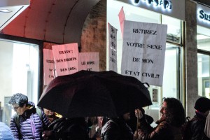 Manif' TDOR 2015 : Transgender Day of Remembrance /Journée du souvenir trans* - photos: Irina Popa