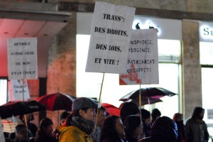 Manif' TDOR 2015 : Transgender Day of Remembrance / Journée du souvenir trans* - photos: Irina Popa