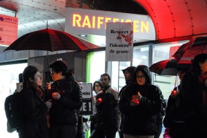 Manif' TDOR 2015 : Transgender Day of Remembrance / Journée du souvenir trans* - photos: Irina Popa