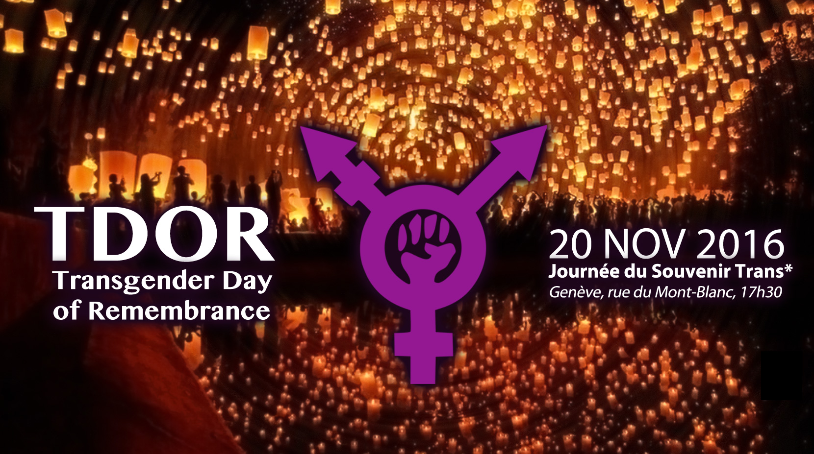 TDOR - Journée du Souvenir Trans* - Manifestation